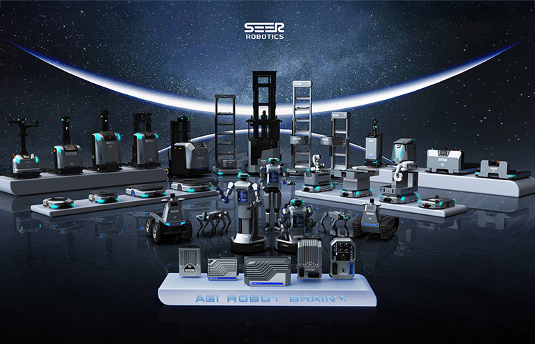 SEER Robotics will show its growing product line, shown here, at CeMAT Asia 2025.