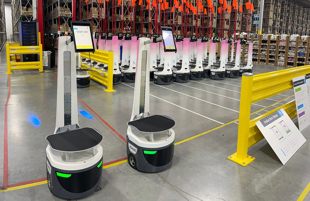 Locus Robots at a Radial facility.