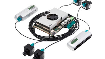 dvantech's AFE-R360 in integrated with RealSense cameras and D3's DesignCore Discovery series.