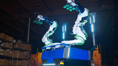Beckhoff is providing technologies for the Mech mobile manipulator from Dexterity.
