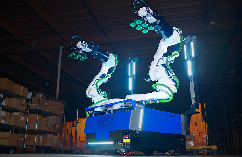 Beckhoff is providing technologies for the Mech mobile manipulator from Dexterity.