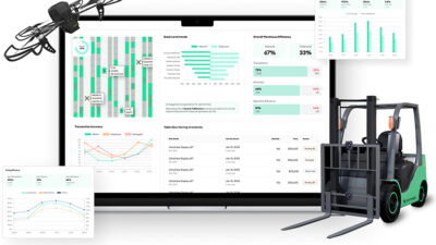 Gather AI provides a dashboard for data collected by different systems.