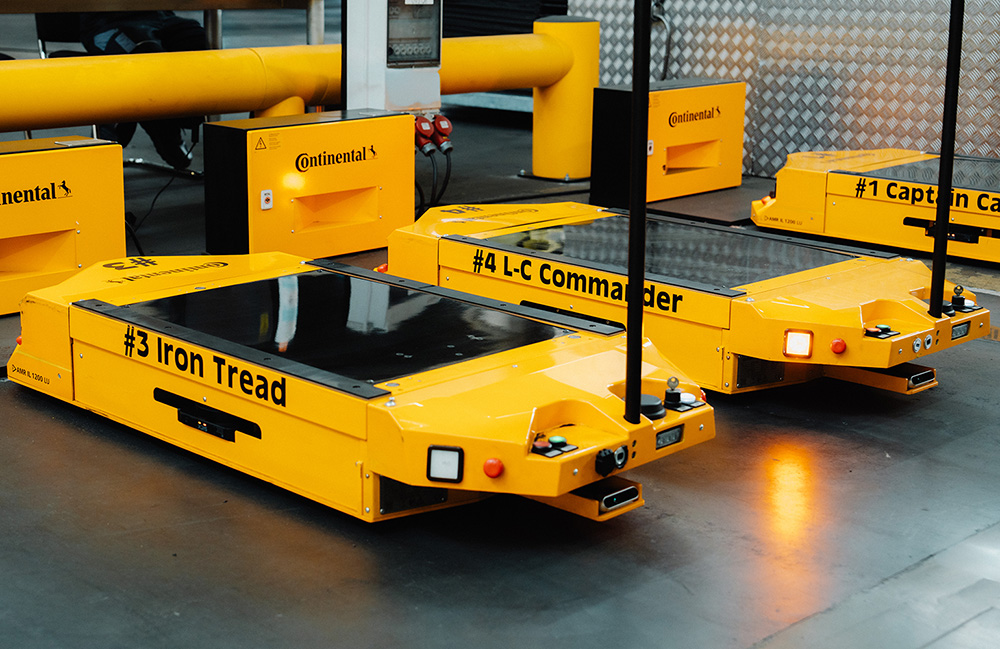 An image showing Continental's AMRs and their names. 
