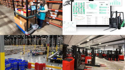 Four images representing the top stories on Automated Warehouse in November 2025.