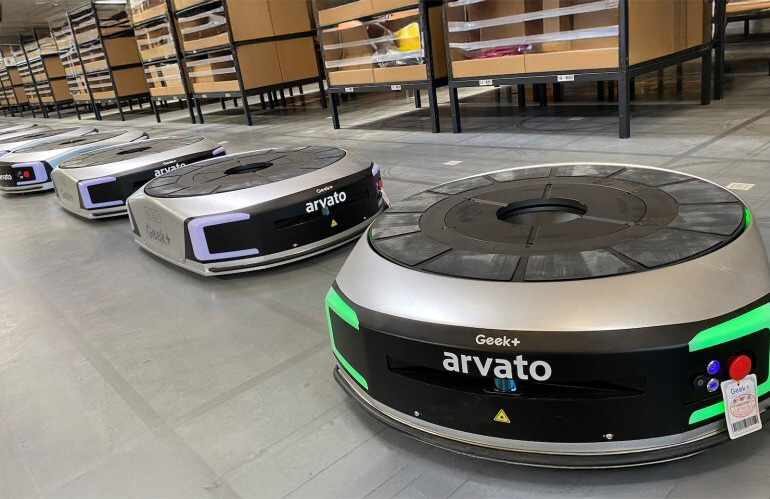 Arvato deploys Geek+ rack-to-person robots in Polish logistics hub