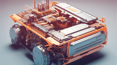 The charging architecture for a mobile robot. Charging Robotics and Deliverz AI plan integrate technology developed for EVs to logistics robots.